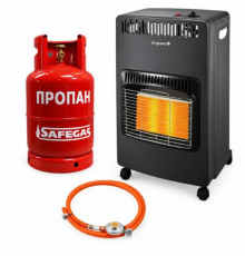 Газовый обогреватель Vilgrand VGH421 4,2 кВт + баллон 27 л + редуктор + шланг
