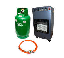 Газовий обігрівач Vilgrand VGH421 4,2 кВт + балон 25 л + редуктор + шланг