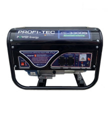 Генератор бензиновий PROFI-TEC PE-3300G (3,0-3,3 кВт) ручний стартер