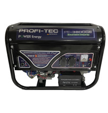 Генератор бензиновий PROFI-TEC PE-3800GE (3,8 кВт) (електростартер)